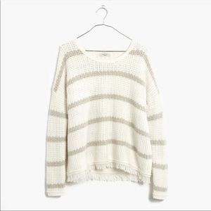 Madewell fringe sweater